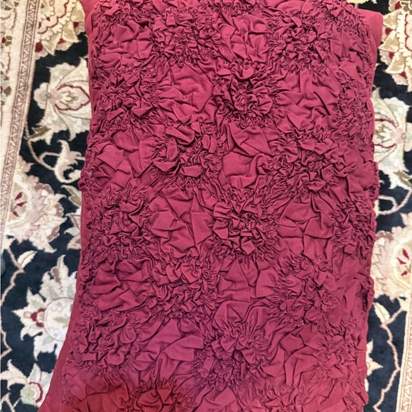 Elegant Burgundy Throw Pillows - Picture 2 of 2